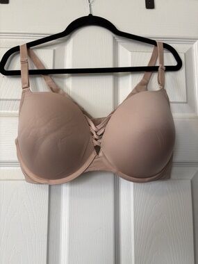Torrid Curve Smooth Lace-Up Nude T-Shirt Bra Size 40DD